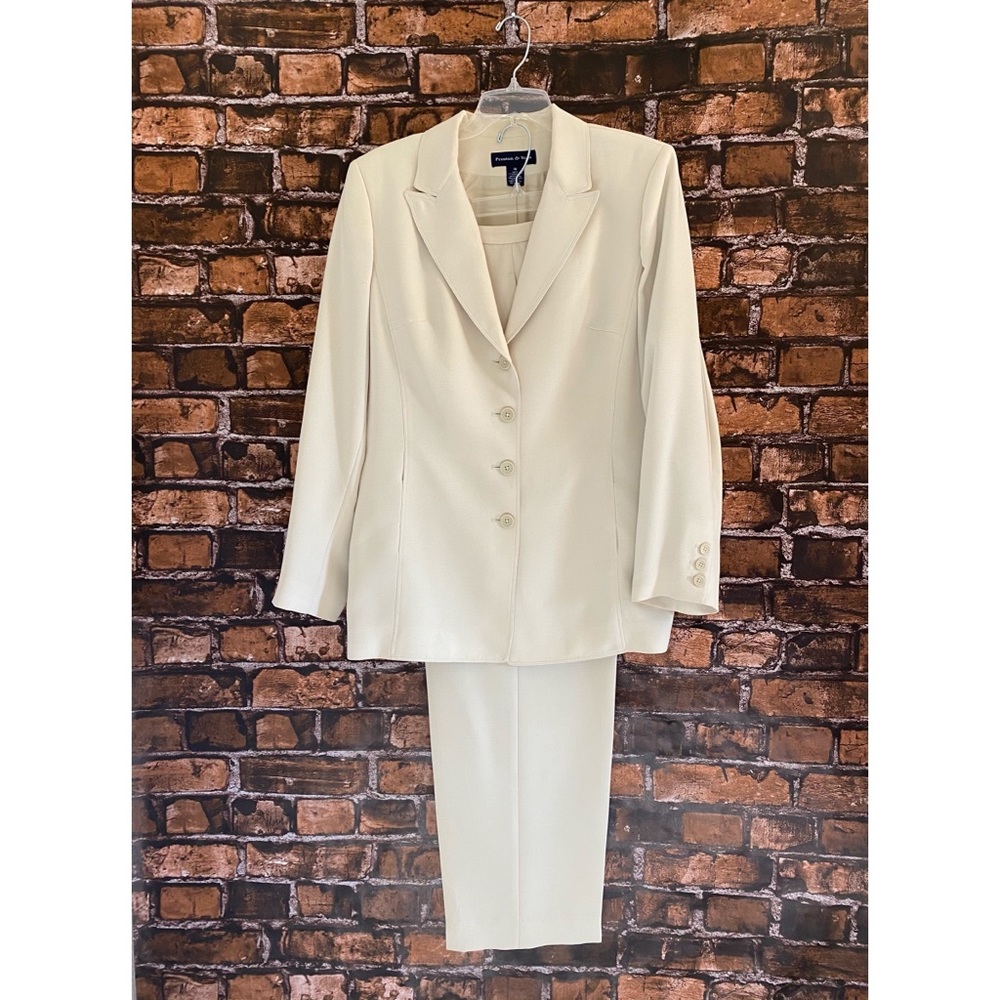 Preston and York Mint Green Pantsuit, Size 14